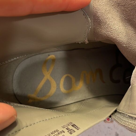 Sam Edelman woman’s beige suede booties - Picture 9 of 12